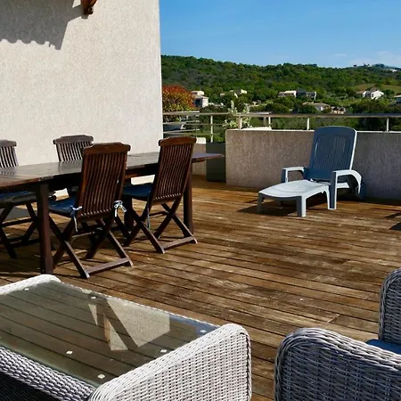 Toit-terrasse Vue * Albitreccia